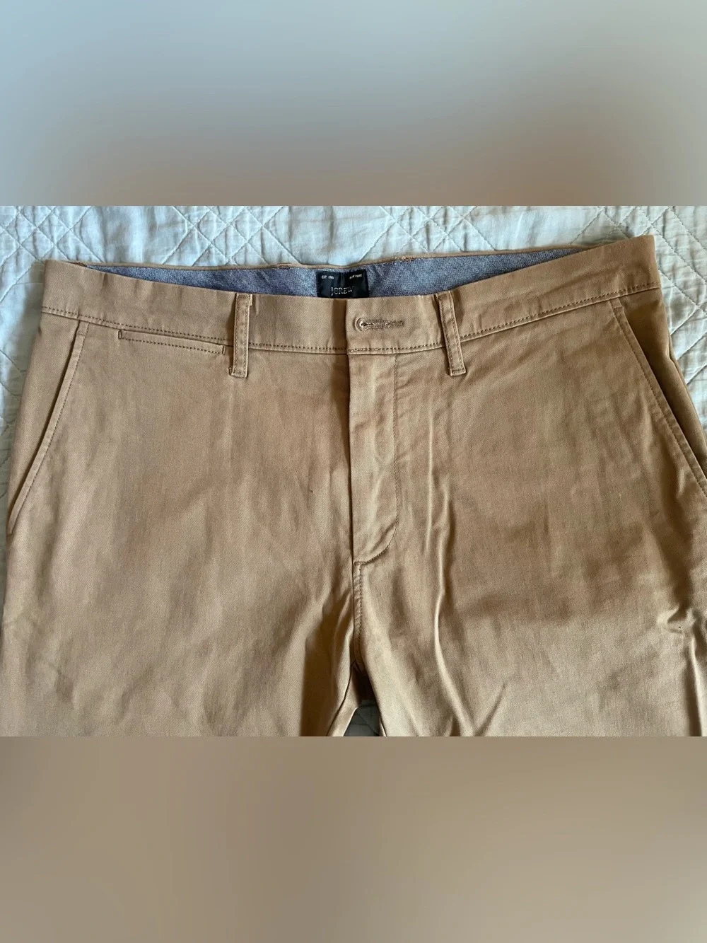 J. CREW 484 Slim-fit stretch chino pant in River Brown Size 32/30 NWD $98 AR885